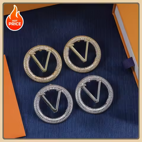 LV's 2024 Vibrant 925 Silver Earrings: Youthful, Chic, Elegant - Discount Price & Free Shipping for 