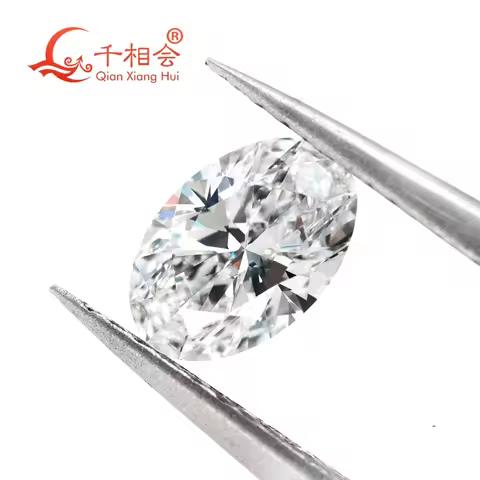 Melee oval-cut HPHT lab-grown diamonds, D color, 0.055CT to 0.7CT, VS1 clarity, perfect for elegant 