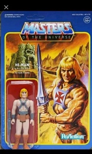 100%全新 super 7 master of the universe heman 3.75 吊卡