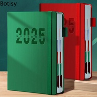 BOTISY ภาษาอังกฤษแบบสบายๆ สมุดบันทึกกำหนดการวางแผนปี2025 12เดือนค่ะ สิ่งที่ต้องทำ แผ่นเขียนไดอารี่ ห