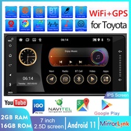 7 Inch Double Din Car Android Player 2din Car Multimedia  Player  for toyota