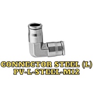 CONNECTOR STEEL (L) PV-M12 - PV-L-STEEL-M12