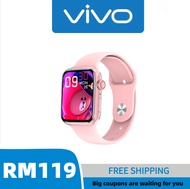 VIVO smartwatch touch screen original brand Male Female Smartwatch Wireless charging waterproof Blue