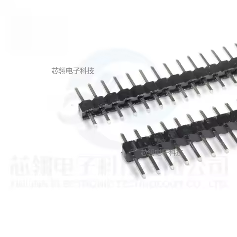 10/50pcs 2.54mm Single Row Male Gold plating/iron 2/3/4/5-40P PCB Board Pin Header Connector Strip P