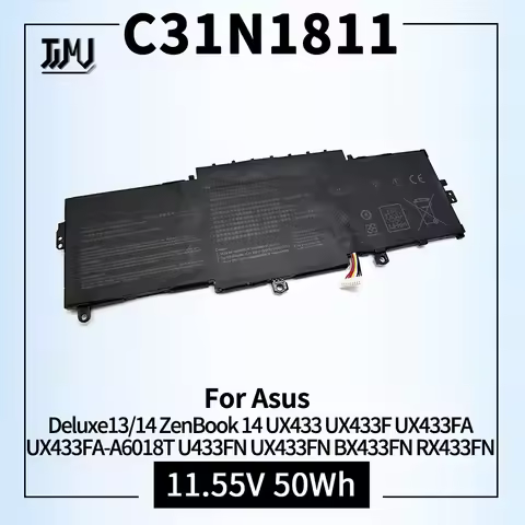 C31N1811 50Wh Battery Replacement for ASUS Deluxe14 Deluxe 13 ZenBook 14 UX433 UX433F UX433FA UX433F