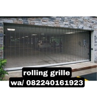 rolling grille alumunium rolling door