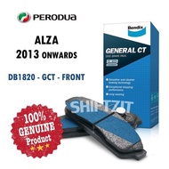 Original Bendix DB1820GCT Front Brake Pad - Perodua Alza 2013 onwards