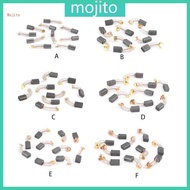 Mojito 10 Pieces Carbon Brush Replacement Carbon Brushes Part for Ma kita 1900B 3701 3703 J1Z-F03-13