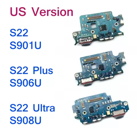 1pc US version Charging Port Flex Cable for Samsung S22 s22Ultra s22+ S906U S908U S901U Charger USB 