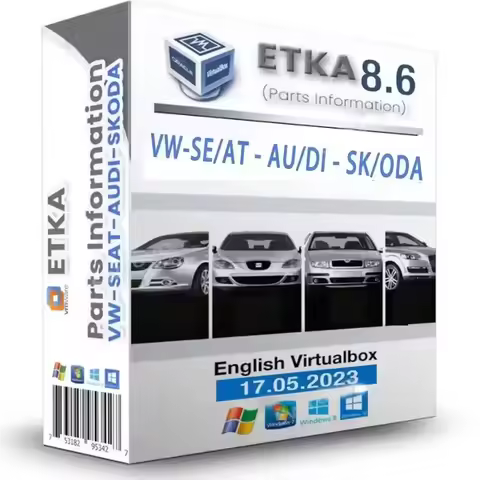 Et/ka 8.6 Multi-Languages for A/udi V/W SE/AT SKO/DA Auto Car Repair Software Group Vehicles Electro