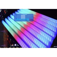 220 volt 1 meter led rainbow meteor light, RGB rainbow neon facade bar light 220v 1mtr
