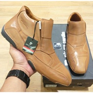 Pierre cardin 9410 tan Genuine Leather Boots