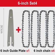 Chainsaw Chain 6 Inches Chain Rechargeable Saw Mini Electric Chainsaw Cordless Saw Carpentry Gardeni
