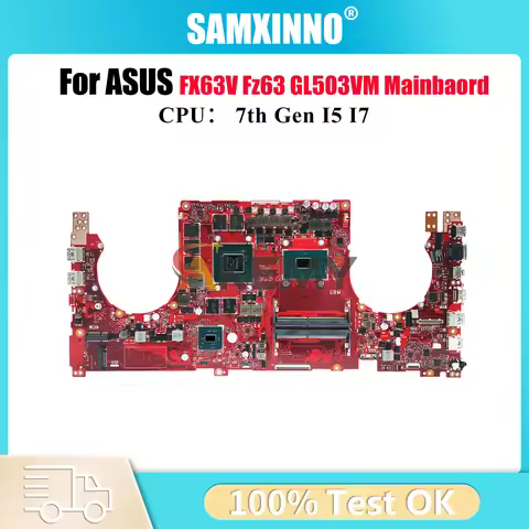GL503VS Laptop Motherboard For ASUS ROG Strix FX63V GL503V GL503VM Fz63v Notebook Mainboard W/ I5 I7