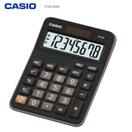 Casio เครื่องคิดเลข ขนาดกะทัดรัด ของแท้ 100% รุ่น MX-8B (Black) 8 digit เหมาะสำหรับใช้งานทั่วไป ขนาดกลาง คาสิโอ สีดำ จำนวน 8 หลัก MX8B MX8 เครื่องคิดเลข cal   ของแท้ 100%ประกันศูนย์เซ็นทรัลCMG 2 ปีจากร้านMIN WATCH