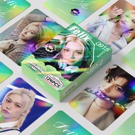 Kpop STRAYKIDS Album FELIX DO IT Laser Lomo Card Photocard Postcard 60pcs Card + 64pcs Sticker
