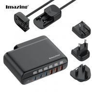 iMazing - IMAZING IM140Wa+c GAN PD140W USB-C x 3 / USB-A x 3 充電器 黑色｜多用途旅行充電器、旅行轉插、智能充電、國際轉插