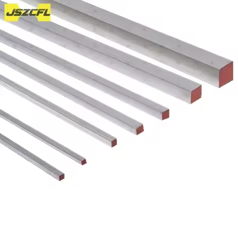 4PC 304 Stainless Steel Square Rod 3-25mm Thickness 3-30mm Width Solid Bar Square Steel Wire Drawing