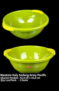 Baskom Waskom Kalo Bulat Tempat Cuci Nyuci Sayur Buah Baju Pakaian Bayi Anak Adonan Kuping Berkuping