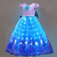 Disney Fairy Tale ชุดนางเงือกน้อยเรืองแสง Princess Ariel Ball Gown โดดเด่นด้วยชุดปักลายคาร์นิวัลดี