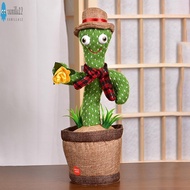 Electric Cactus Plush Toy Super Cute Talking Recording Dancing Cactus for KidsElectric, Super Cute, Talking Recording Dancing Cactus, Novelty GiftsChildren, Boys, GirlsElectric