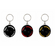 F1 wheel symbol keychain - plain