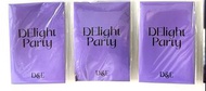 super junior sj d&e delight party fortune card