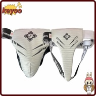 KEYOOL Groin Cup, Polyester Cloth PU Leather Groin Guard,  Thickening Groin Protection Gear
