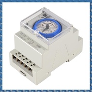 (CSID) Analog Mechanical Timer Switch 110V-220V 24 hours Daily Programmable 15min Setting Time Switc