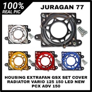 Housing EXTRAFAN COVER OTOM FAN RADIATOR EXTRA FAN GSX SET COVER RADIATOR VARIO 125 150 LED NEW PCX 