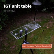IGT Unit Board 1 Unit/0.5 Unit Camping Table Camping Folding Table Suitable for GoalZero, ML4, Skyfi
