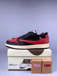 Air Jordan 1 AJ1倒鉤低幫黑紅