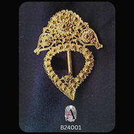 Sarong Pario Pic Pin | Peach Sarong Pario Buckle Vintage