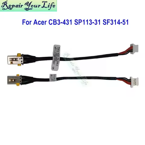 Laptop DC Power Jack Charging Cable For Acer Chromebook 14 CB3-431 SP113-31 Swift SF314-51 41 P4GCR 