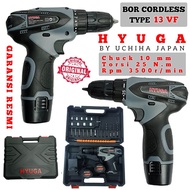 Cordless Drill Bor Tangan Baterai Rechargeable Fullset Uchiha Hyuga