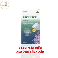 Canxi Menacal EU tảo biển - Viên uống bổ sung Canxi vitamin K2 và D3 hộp 60 viên
