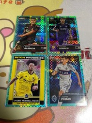 Toops chrome mls2023 trading card美職pink parallels green parallels /125限足球卡soccer