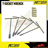 READY STOCK T-Socket Wrench T-handle Spanar T Nut Driver 8mm 10mm 12mm 13mm 14mm