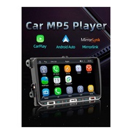 Car Stereo Bluetooth MP5 Player Android-Auto TF USB FM Receiver 2USB Charge Fit Golf