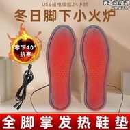 全掌發熱鞋墊智能usb充電恆溫加熱12小時男女冬季電熱暖腳寶神器