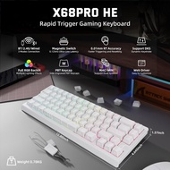 ATTACK SHARK X68 PRO HE Wireless Rapid Trigger Gaming Keyboard with Adjustable Actuation 8K Polling 