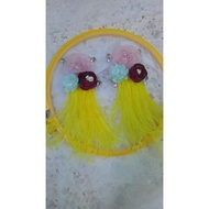 Flower on net - custom made design (F09)