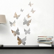 DIY 3D Waterproof Removable  Mirror Flying Butterfly Acrylic Wall Sticker Decal Home Art DIY Decor