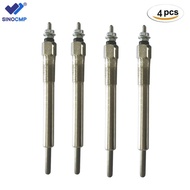 Promotion 4pc 12V Glow Plugs set For Isuzu 4JB1 4JB1T 4JG1 4JG1T 4JA1 4JA1T Engine Sumitomo Kobelco 