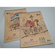 ️A4 Notebook Blank / Sketch Book Blank ️ (135gsm 15 sheets)