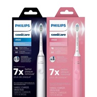 (READY STOCK) Philips Sonicare 4100 Power Toothbrush, Rechargeable Electric Toothbrush with Pressure Sensor