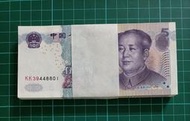 保真堂ZC357 人民幣2005年5元雙冠KK百連 帶8888無折 有黃斑 055 伍圓 第五版人民幣 第五套人民幣