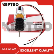 24V P613-A1V24 Stop Solenoid Valve For Trombetta / Deutz Engine 2001ES-24E2U1 Pull Solenoid P613A1V2