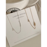 |'Ftune Loop 'Ring Small Diamond Lucky Sterling Silver Necklace