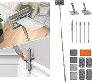 Elegoro Baseboard Cleaner Tool with Handle, Ceiling Fan Blade Cleaner Duster, 79" Extendable Long Ha